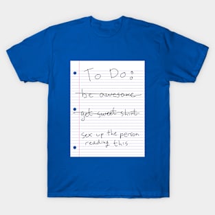 To Do List T-Shirt